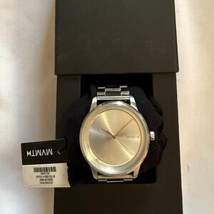 MVMT Pulse Silver Profile Collection Men's Watch 44mm NEW